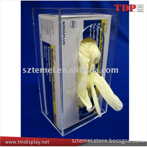 clear plastic wall mounted acrylic glove box holder single glove box holder acrylic glove box dispenser
